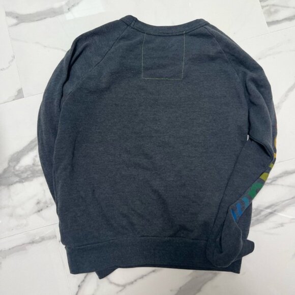 Aviator Nation Gray Crewneck with Multicolor Logo - Picture 3 of 3